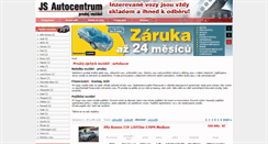 Desktop Screenshot of jsautocentrum.cz